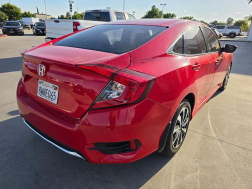 Red 2021 Honda Civic LX