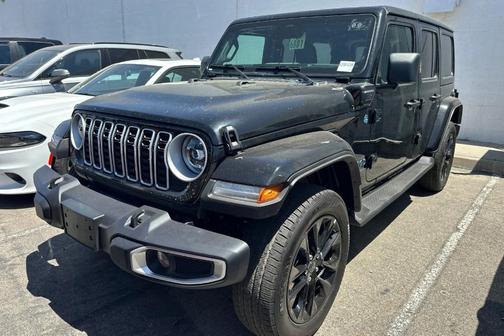 Black Clearcoat 2025 Jeep Wrangler 4xe Sahara