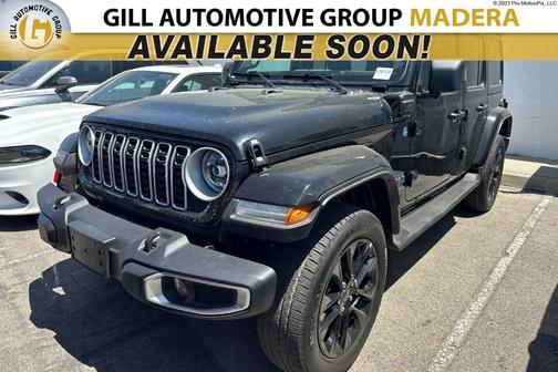 Black Clearcoat 2025 Jeep Wrangler 4xe Sahara