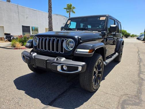 Black Clearcoat 2025 Jeep Wrangler 4xe Sahara