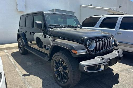 Black Clearcoat 2025 Jeep Wrangler 4xe Sahara