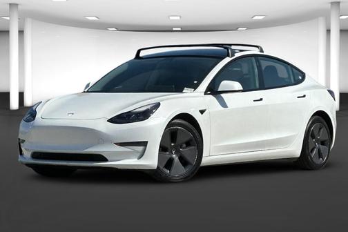 White 2022 Tesla Model 3 Long Range