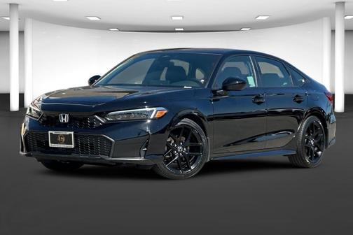 Black 2025 Honda Civic Sport