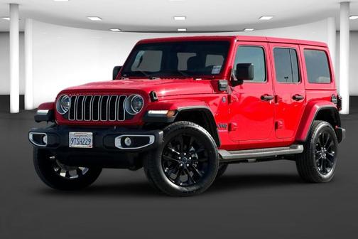 Firecracker Red Clearcoat 2025 Jeep Wrangler 4xe Sahara