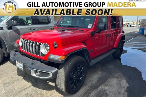 Firecracker Red Clearcoat 2025 Jeep Wrangler 4xe Sahara