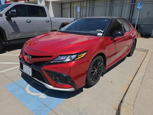 Midnight Black Metallic 2024 Toyota Camry XSE V6
