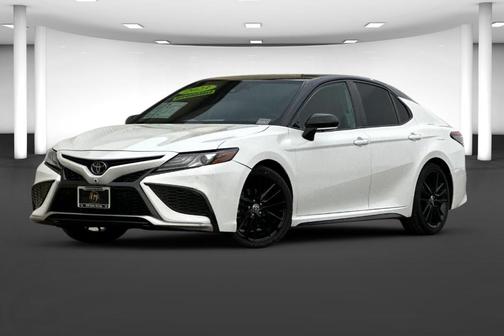 White 2023 Toyota Camry TRD V6