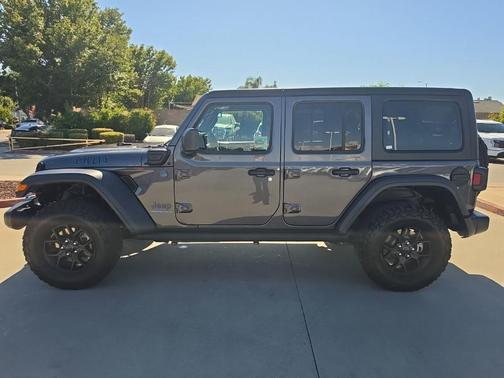 Granite Crystal Clearcoat Metallic 2024 Jeep Wrangler 4xe Sport