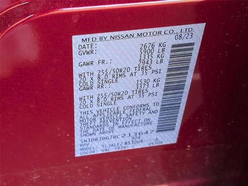 2024 Nissan Pathfinder Platinum FWD