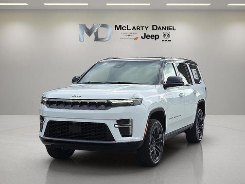 Bright White Clearcoat 2026 Jeep Grand Wagoneer Summit Obsidian