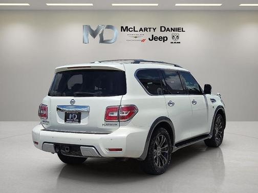 White 2017 Nissan Armada Platinum