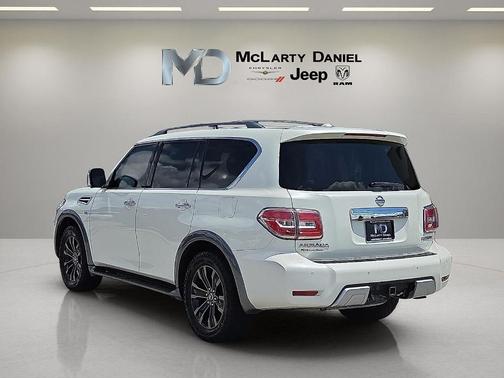White 2017 Nissan Armada Platinum