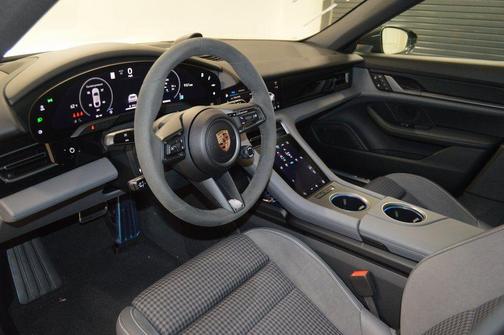 Gray 2025 Porsche Taycan 4