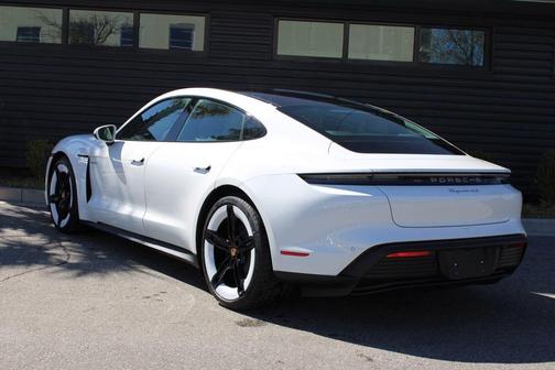 White 2025 Porsche Taycan 4S