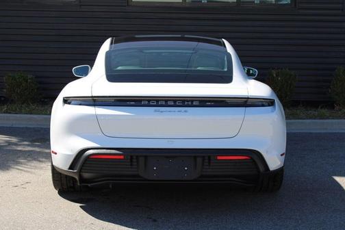 White 2025 Porsche Taycan 4S