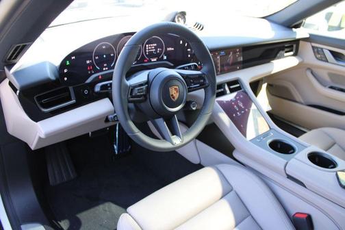 White 2025 Porsche Taycan 4S