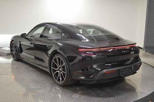 Jet Black Metallic 2025 Porsche Taycan 4