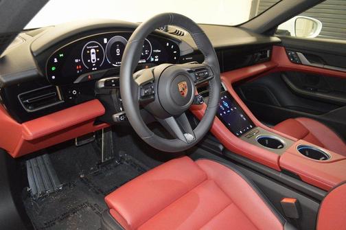 White 2025 Porsche Taycan 4S