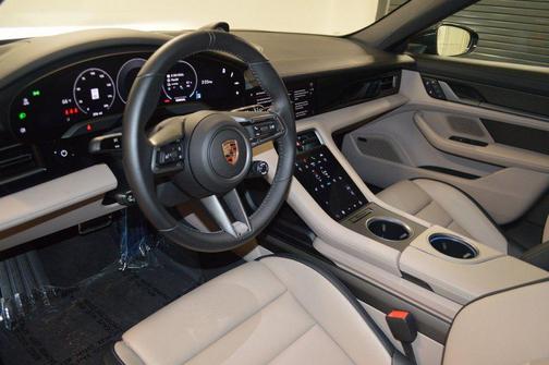 Volcano Grey Metallic 2025 Porsche Taycan 4S