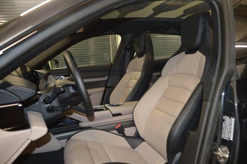 Volcano Grey Metallic 2025 Porsche Taycan 4S