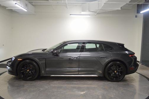 Volcano Grey Metallic 2025 Porsche Taycan 4S