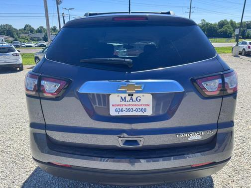 Atlantis Blue Metallic 2013 Chevrolet Traverse LS