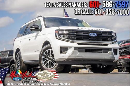 OXFORD WHITE 2025 Ford Expedition PLATINUM