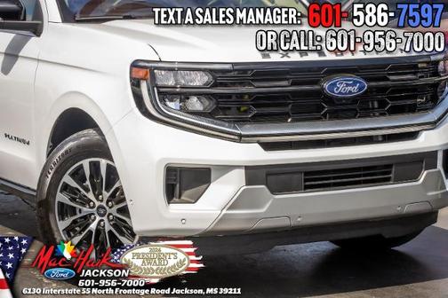 OXFORD WHITE 2025 Ford Expedition PLATINUM