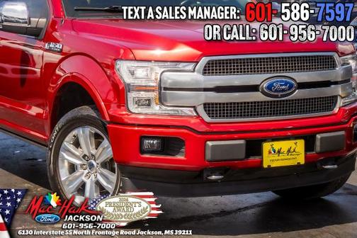 RUBY RED METALLIC TINTED CC 2019 Ford F-150 PLATINUM