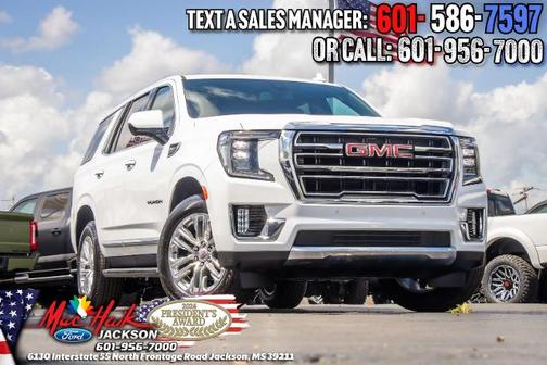 Summit White 2021 GMC Yukon SLT