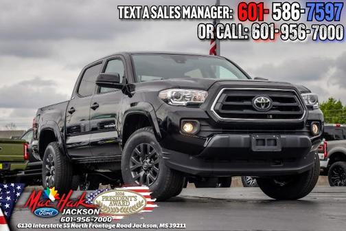 Midnight Black Metallic 2021 Toyota Tacoma SR5