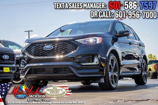 AGATE BLACK METALLIC 2019 Ford Edge ST