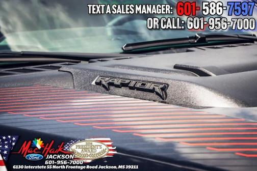 AGATE BLACK METALLIC 2025 Ford F-150 RAPTOR