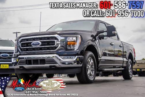 AGATE BLACK METALLIC 2023 Ford F-150 XLT