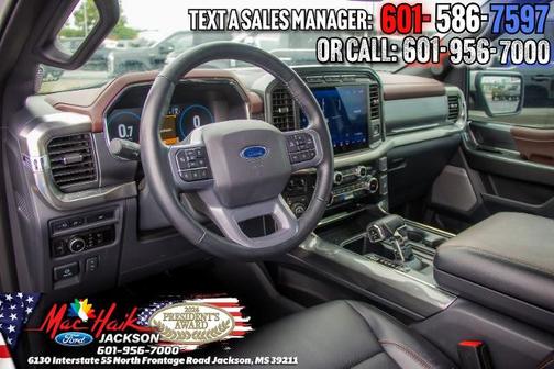 STAR WHITE METALLIC TRICOAT 2023 Ford F-150 LARIAT