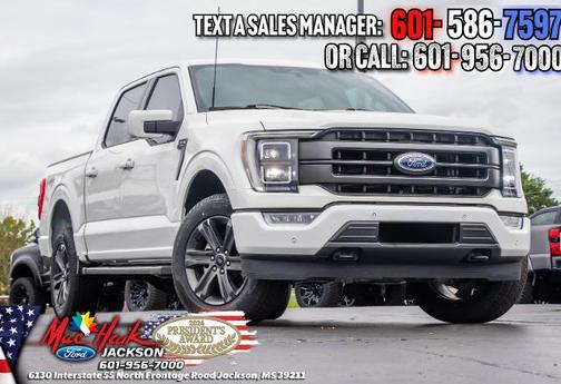 STAR WHITE METALLIC TRICOAT 2023 Ford F-150 LARIAT