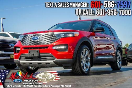 RAPID RED MET TINTED CC 2020 Ford Explorer PLATINUM
