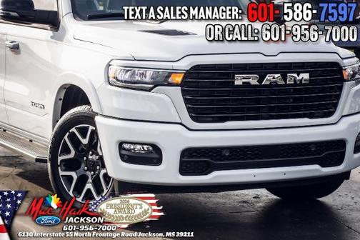 Bright White Clearcoat 2025 RAM 1500 LARAMIE