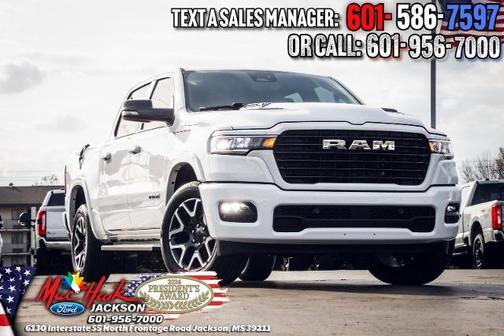 Bright White Clearcoat 2025 RAM 1500 LARAMIE