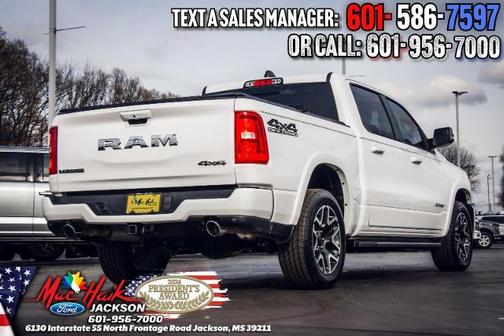 Bright White Clearcoat 2025 RAM 1500 LARAMIE