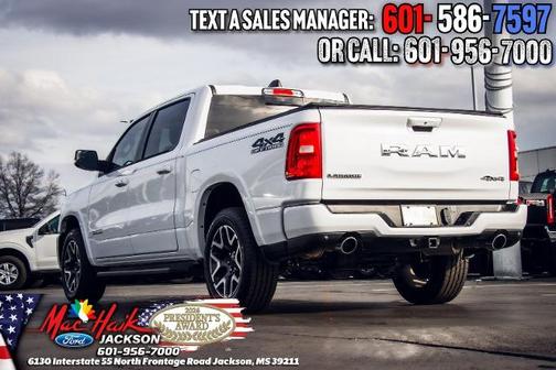 Bright White Clearcoat 2025 RAM 1500 LARAMIE