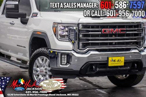 White Frost Tri-Coat 2021 GMC Sierra 1500 SLT