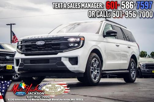 OXFORD WHITE 2025 Ford Expedition ACTIVE
