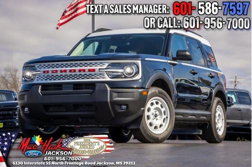 SHADOW BLACK 2025 Ford Bronco Sport HERITAGE
