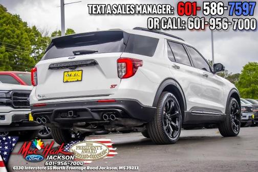 STAR WHITE MET TRI-COAT 2021 Ford Explorer ST