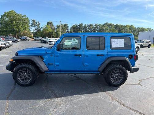 Hydro Blue Pearl 2024 Jeep Wrangler Sport