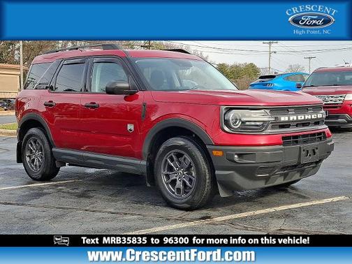 RAPID RED METALLIC TC 2021 Ford Bronco Sport BIG BEND SUV