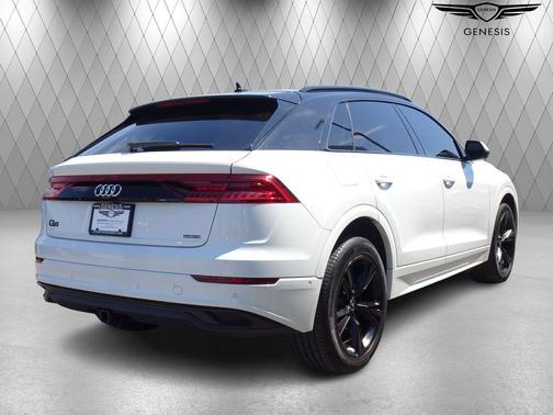 Carrara White 2023 Audi Q8 55 Premium Plus