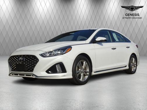Quartz White Pearl 2018 Hyundai SONATA Sport+