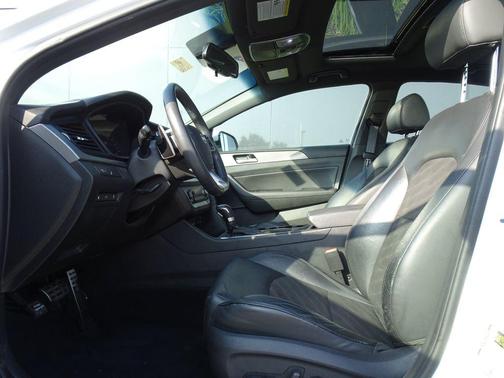 Quartz White Pearl 2018 Hyundai SONATA Sport+